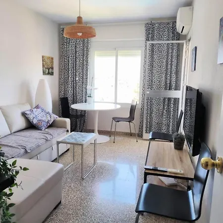 Luminoso Apartamento Playa Torrecilla. Con Piscina Nerja Exterior photo
